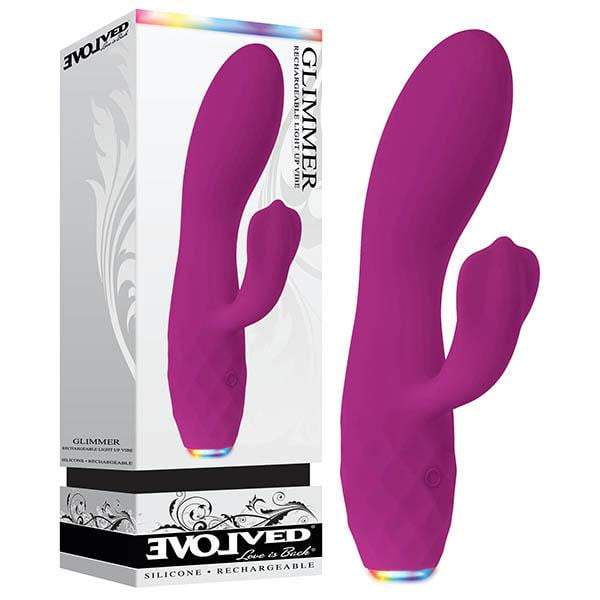 Glimmer - Purple 16.5 cm (6.5'') USB Rechargeable Rabbit Vibrator