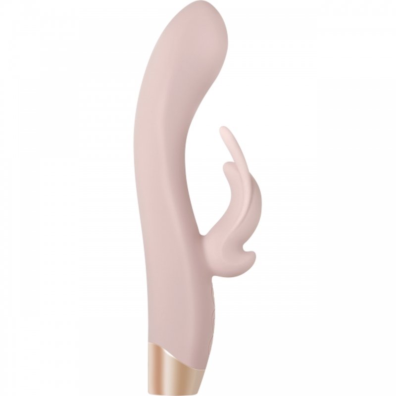 Golden Bunny Dual Motor Rabbit Vibrator - Pink