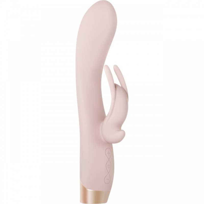Golden Bunny Dual Motor Rabbit Vibrator - Pink