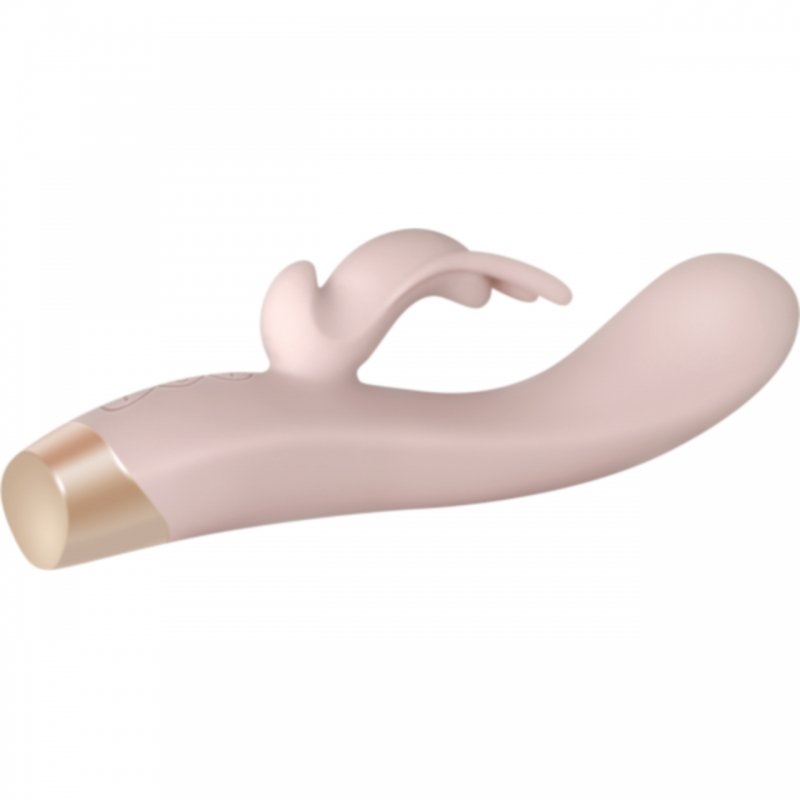 Golden Bunny Dual Motor Rabbit Vibrator - Pink