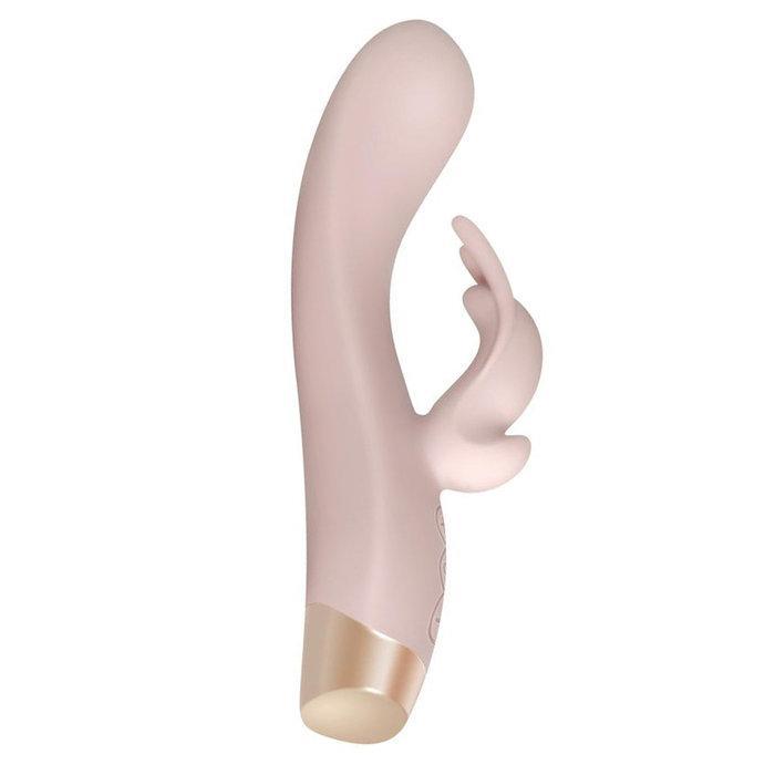 Golden Bunny Dual Motor Rabbit Vibrator - Pink