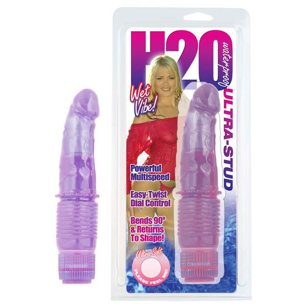 H2O Ultra-Stud - Purple 20.3 cm (8'') Vibrator