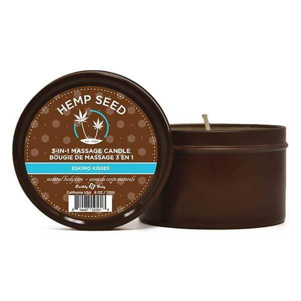 Hemp Seed 3-In-1 Massage Candle - Eskimo Kisses (Lemon Rinsed Apple & Amaryllis) - 170 g