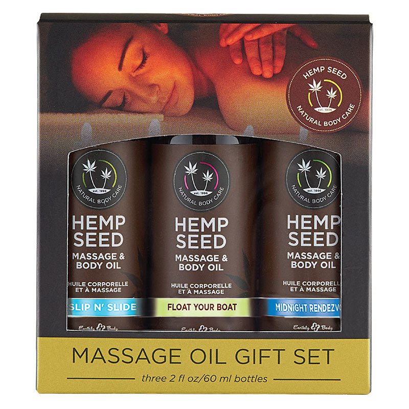 Hemp Seedl Massage Oil Gift Set - Set of 3