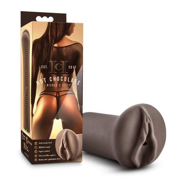 Hot Chocolate Nicole's Kitty - Chocolate Brown Vagina Stroker