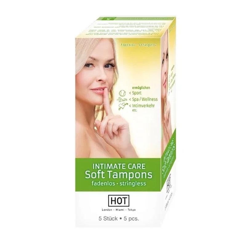 HOT INTIMATE Care Soft Tampons - 5 Pack