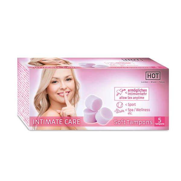 HOT INTIMATE Care Soft Tampons - 5 Pack