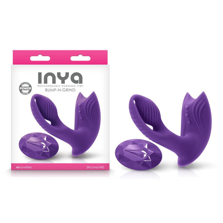 Inya Bump-N-Grind - Purple Stimulator with Remote 