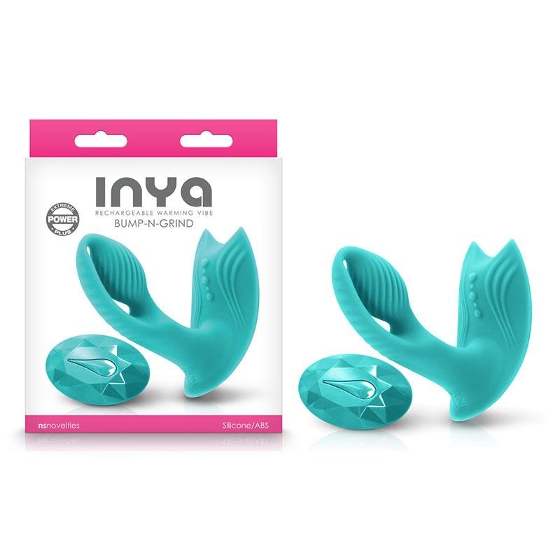 Inya Bump-N-Grind - Teal Stimulator with Remote 