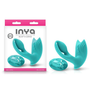 Inya Bump-N-Grind - Teal Stimulator with Remote 