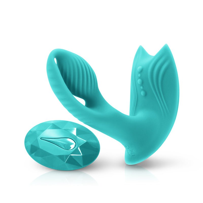 Inya Bump-N-Grind - Teal - Stimulator with Remote