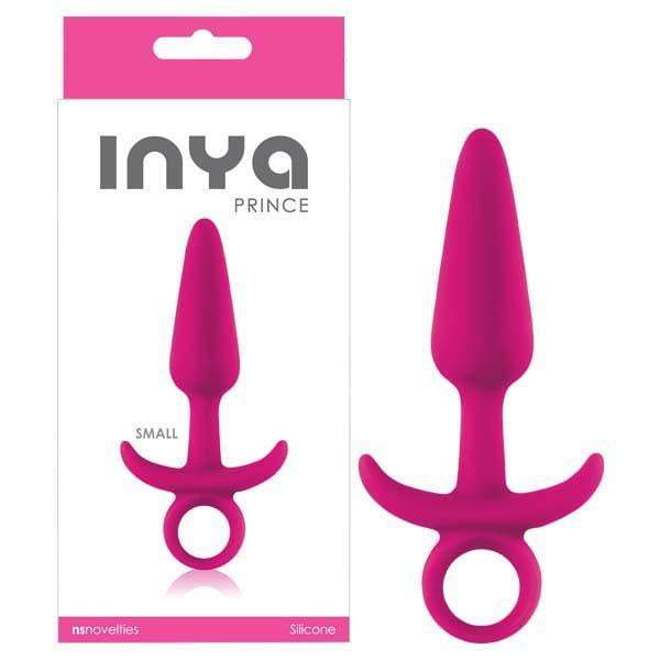 INYA Prince - Pink 11.5 cm (4.5'') Small Butt Plug with Ring Pull