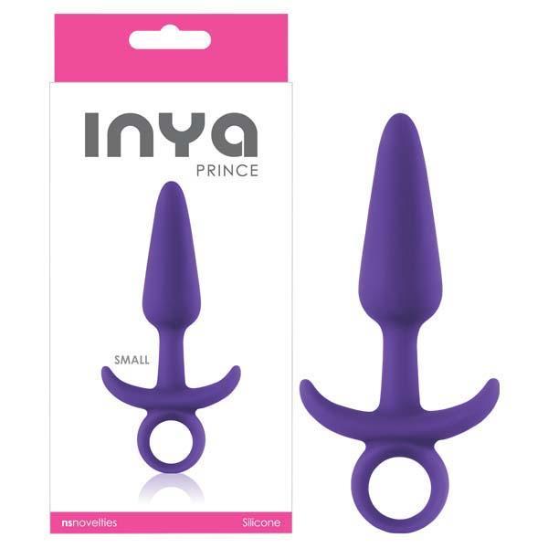 INYA Prince - Purple 4.5 Inch Small Butt Plug with Ring Pull