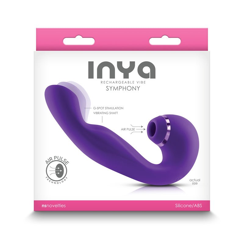 InYa Symphony G-Spot & Air Pulse Clitoral Stimulator - Purple