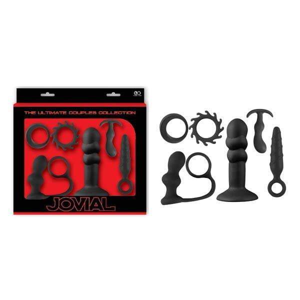 Jovial Anal Advanced Kit - Black Anal Kit - 6 Piece Set