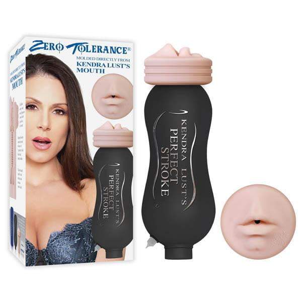 Kendra Lust's Perfect Stroke - Flesh Mouth Stroker & Ejaculation Aid Bottle