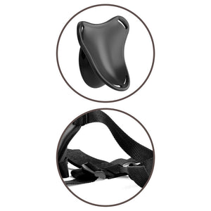 King Cock Elite Beginner's Body Dock Strap-On Black Harness