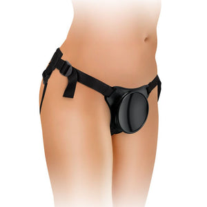 King Cock Elite Beginner's Body Dock Strap-On Black Harness