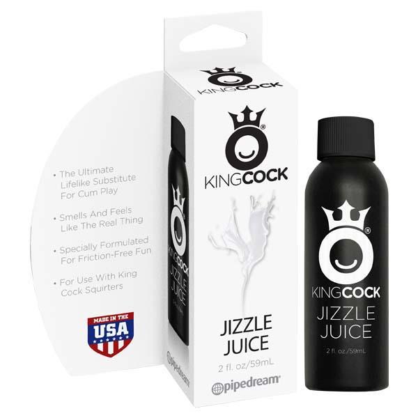 King Cock Jizzle Juice - Squirting Lubricant for King Cock Squirting Dongs - 59 ml (2 oz) Bottle