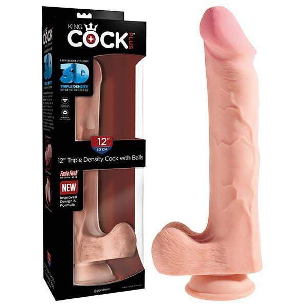 King Cock Plus 12 Inch Triple Density Cock with Balls