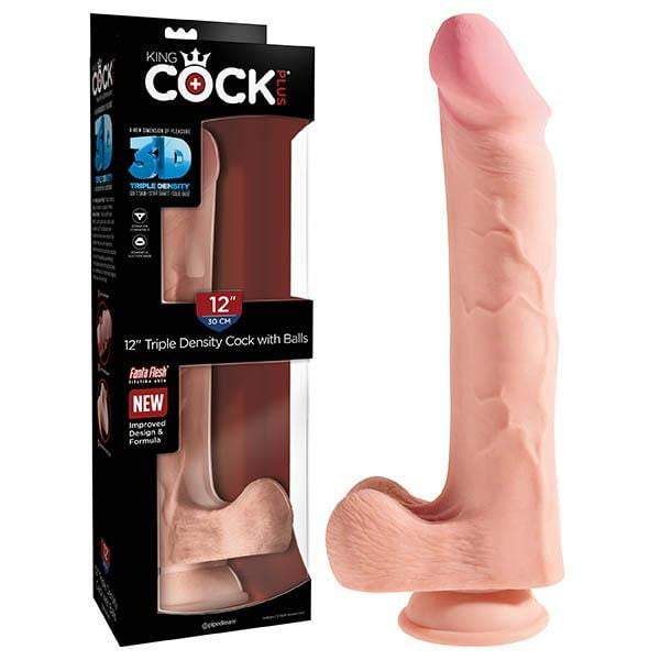 King Cock Plus 12 Inch Triple Density Cock with Balls