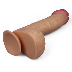 King Size 10.5 Inch Realistic Flesh Dildo