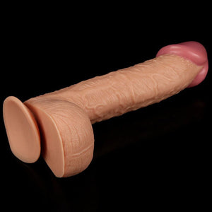 King Size 10.5 Inch Realistic Flesh Dildo