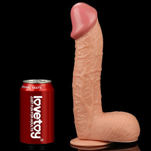King Size 10.5 Inch Realistic Flesh Dildo