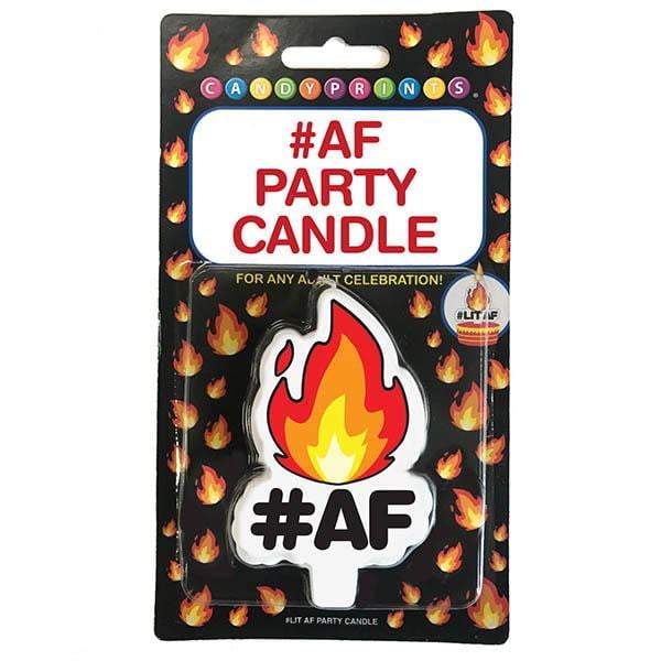 Lit #AF Party Candle