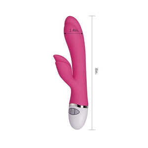 Lovetoy Dreamer II Rabbit Vibrator - Rose Red