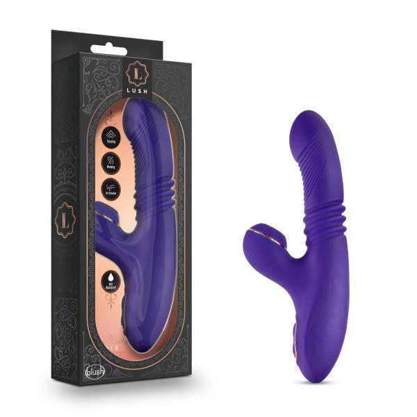 Lush - Iris Purple Heating Thrusting Vibrator with Air Pulse