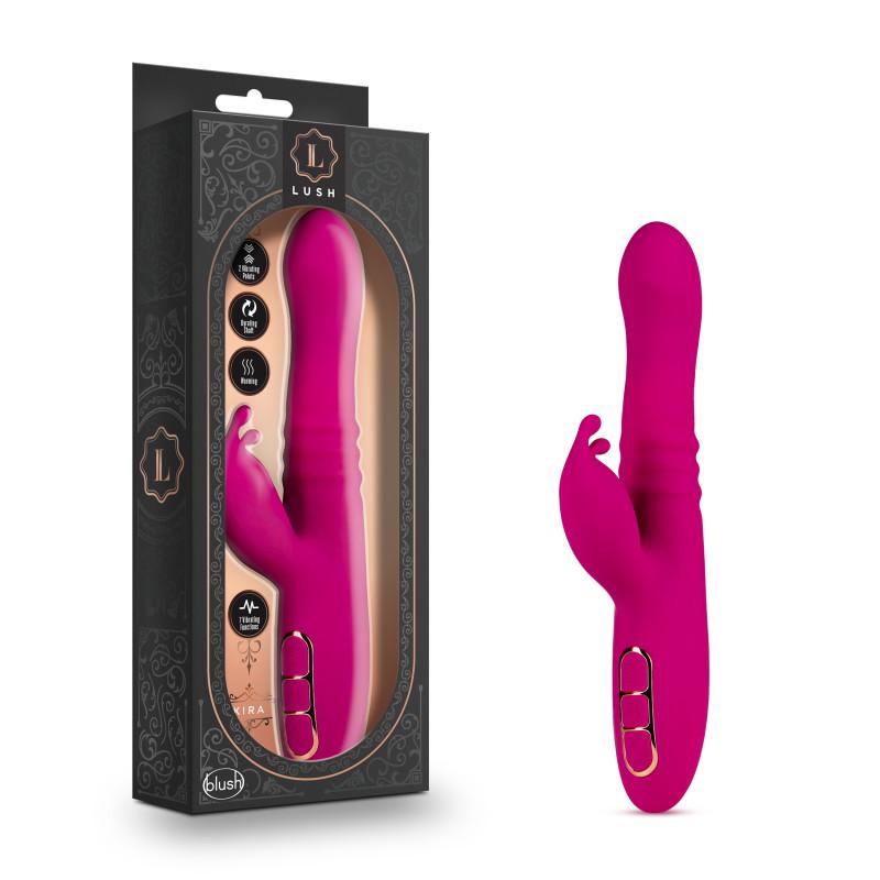 Lush Kira - Pink Thrusting Rabbit Vibrator