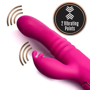 Lush Kira Thrusting Rabbit Vibrator - Pink