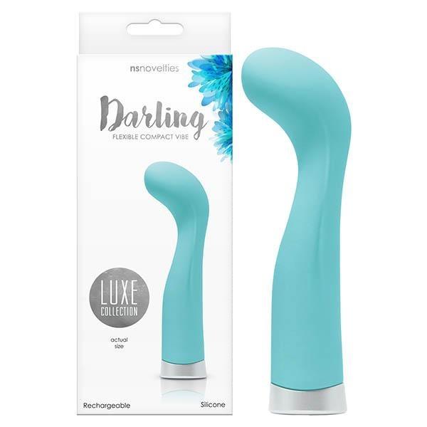 Luxe - Darling - Turquoise 11.4 cm (4.5'') USB Rechargeable Mini Vibrator