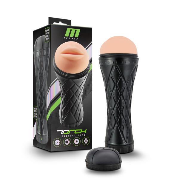 M for Men The Torch - Luscious Lips - Flesh Mouth Stroker