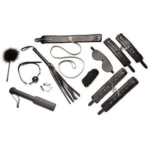 Master Series Hook Up Plush 10 Piece Bondage Set