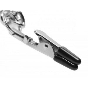 Master Series Nipple Chained Clit Clamp Set