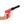 Master Series Pistol Pounder Thrusting Vibrator with Gun Handle - Black/Red