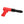 Master Series Pistol Pounder Thrusting Vibrator with Gun Handle - Black/Red