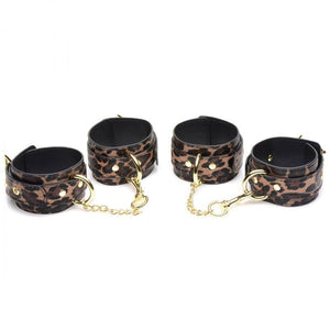 Master Series Wild Leopard 7 Piece Bondage Set
