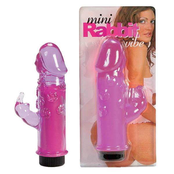 Mini Rabbit Vibe - Purple with Clit Stimulator