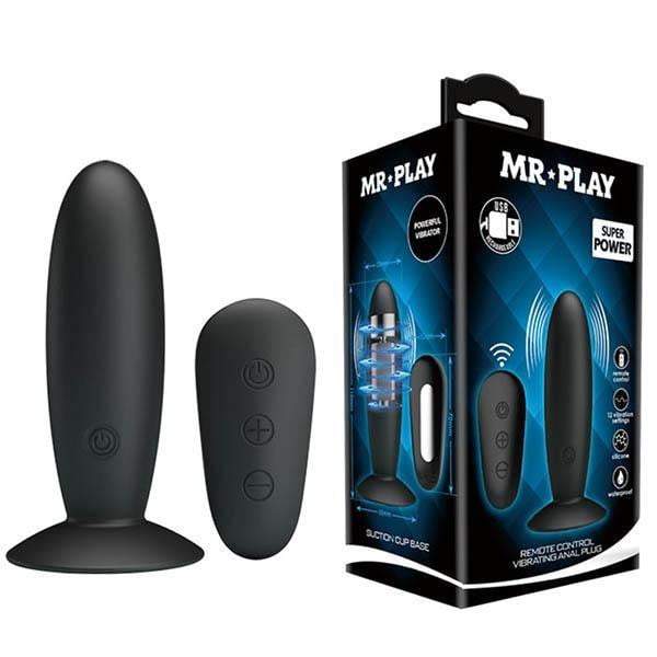 MR PLAY Remote Control Vibrating Butt Plug