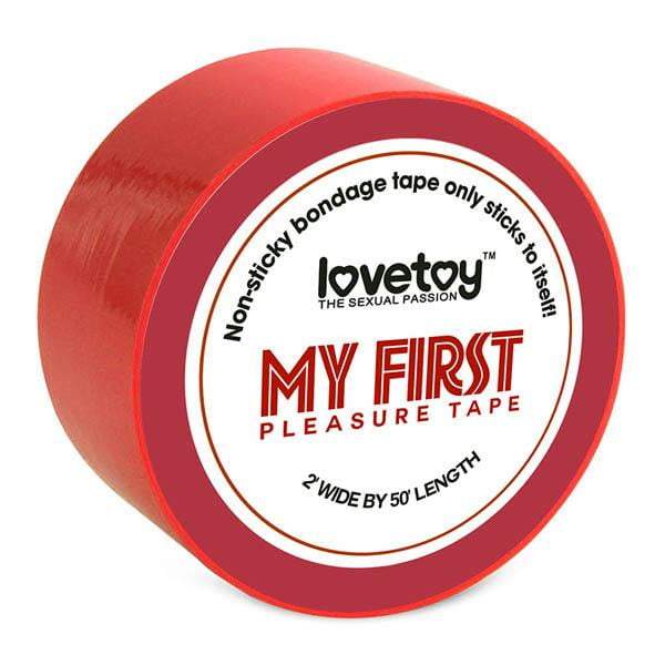 My First Pleasure Bondage Tape - Red 15mtr
