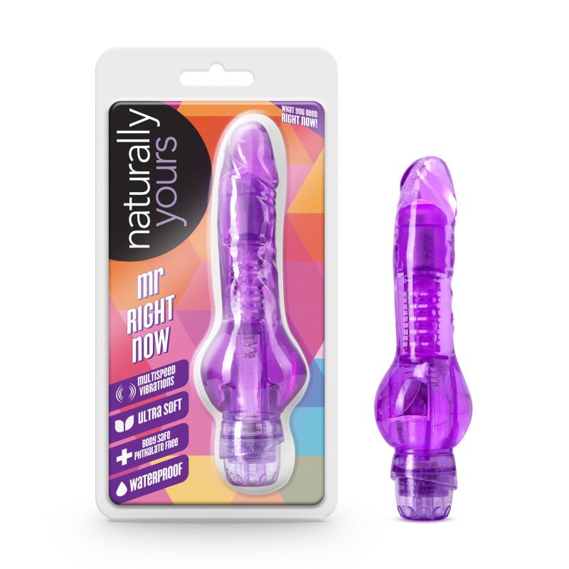 Naturally Yours - Mr. Right Now Purple Vibrator