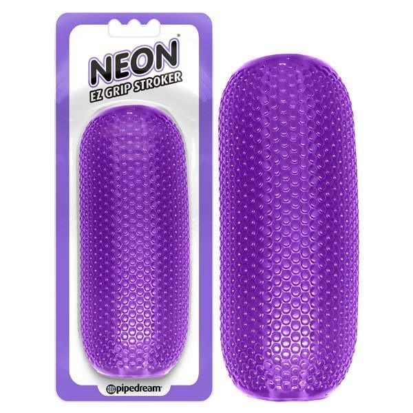 Neon EZ Grip Stroker - Purple Masturbator Sleeve