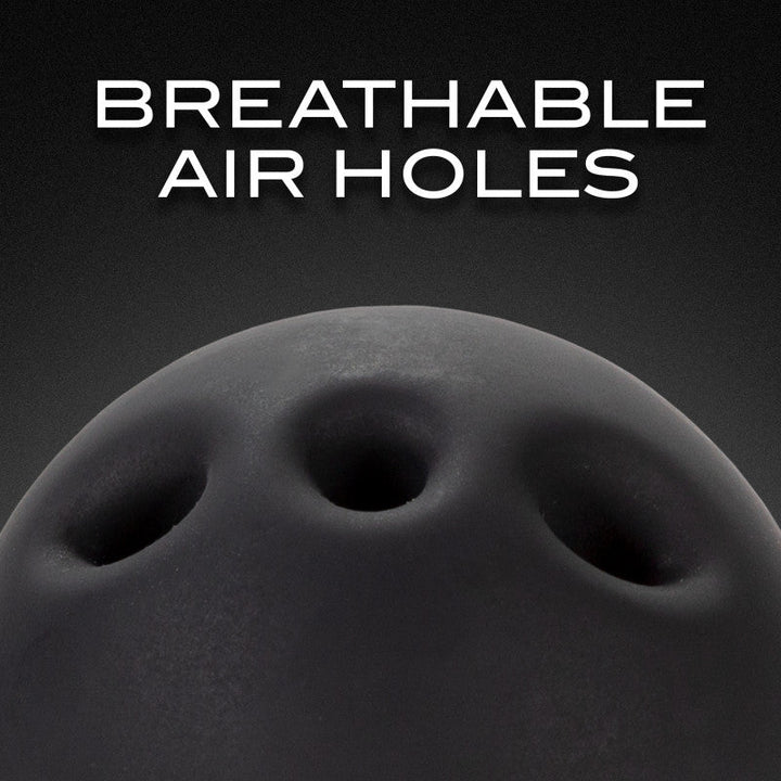 Noir Breathable Silicone Ball Gag