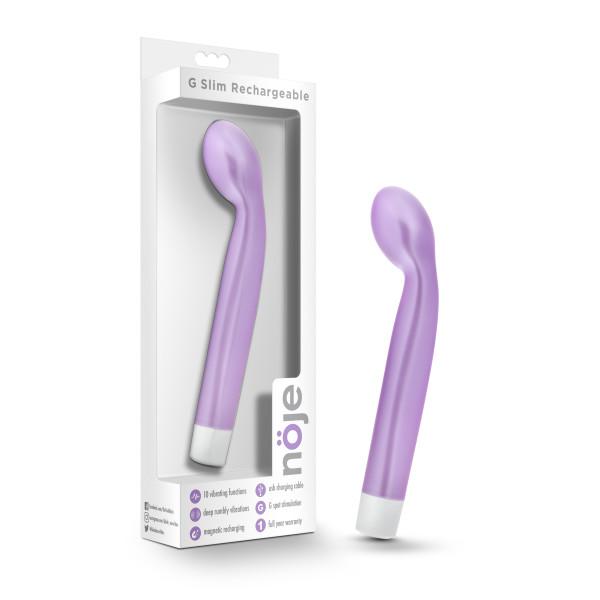 Noje G Slim Rechargeable - Wisteria 21 cm USB Rechargeable Vibrator