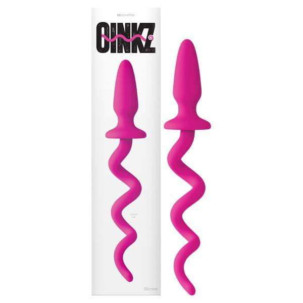Oinkz! - Pink 9.6 cm (3.8'') Butt Plug with 20 cm (8'') Pig Tail