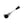 OUCH! Black & White Crop with Feather Tickler - Black