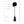OUCH! Black & White Crop with Feather Tickler - Black